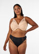 Vadderad spets-BH med bygel, Beige, Model image number 1