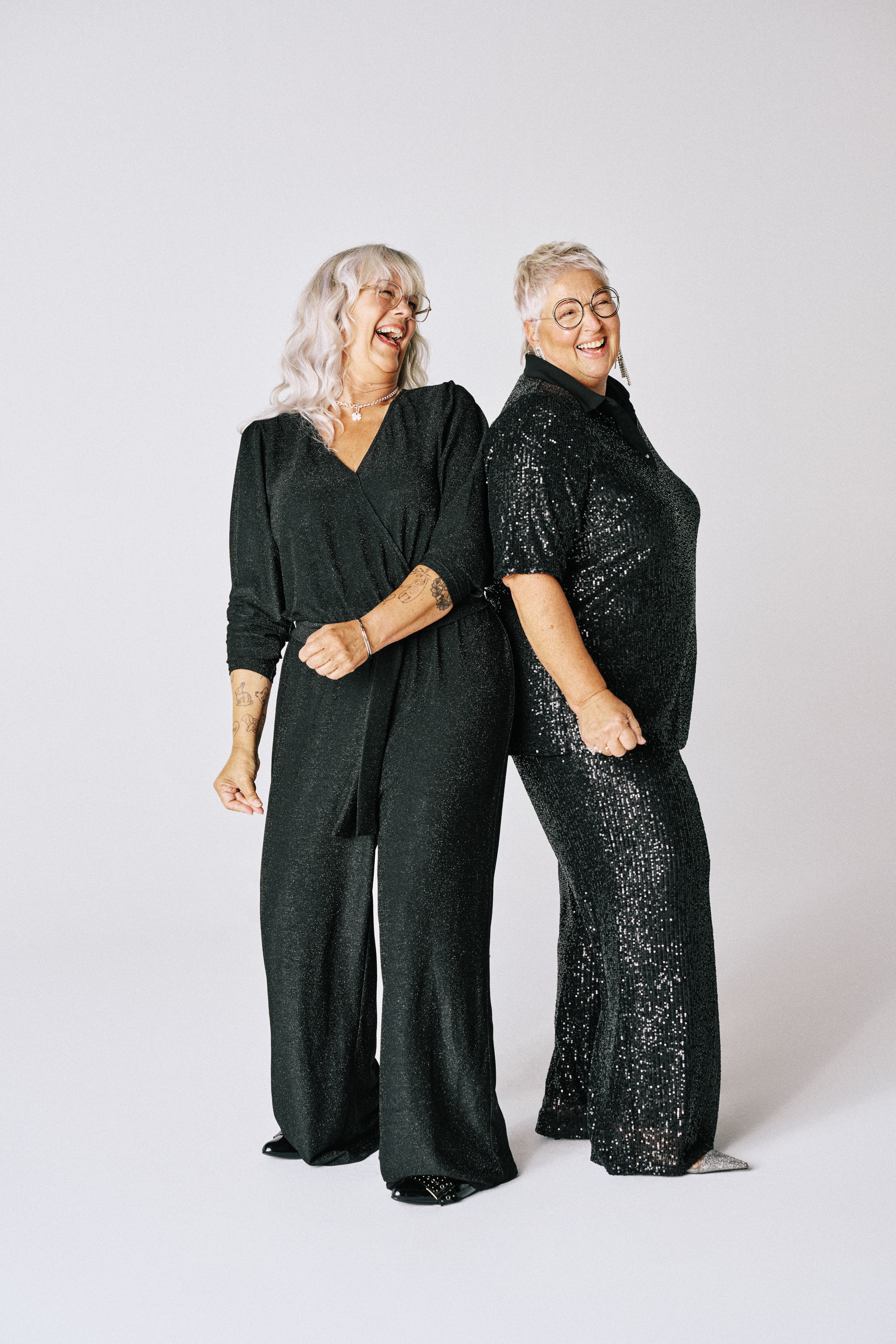 Paljetter, spetsar och glitter, , Model