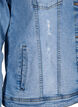 Kort denimjacka i bomull, Light blue denim, Packshot image number 3