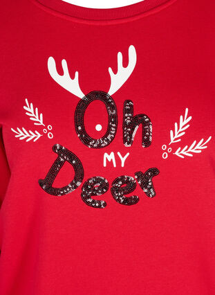 Jultröja, Red Oh Deer, Packshot image number 2