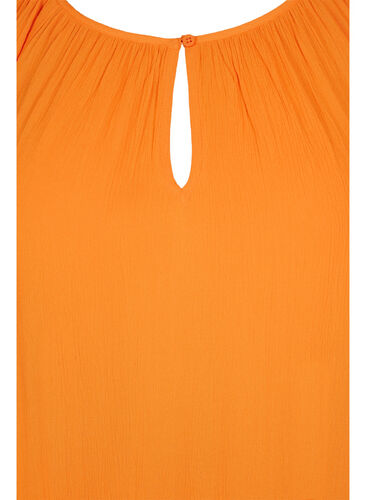 Viskostunika med 3/4 ärmar, Orange Peel, Packshot image number 2