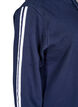 Kort sweatshirtklänning med huva och långa ärmar, Navy Blazer, Packshot image number 3