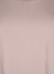 Kort&auml;rmad t-shirt i bomullsblandning, Rosa, Packshot image number 2
