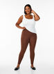 Basic leggings i viskos, Brun, Model image number 1