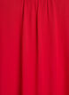 Enfärgad slipklänning i viskos, Röd, Packshot image number 2