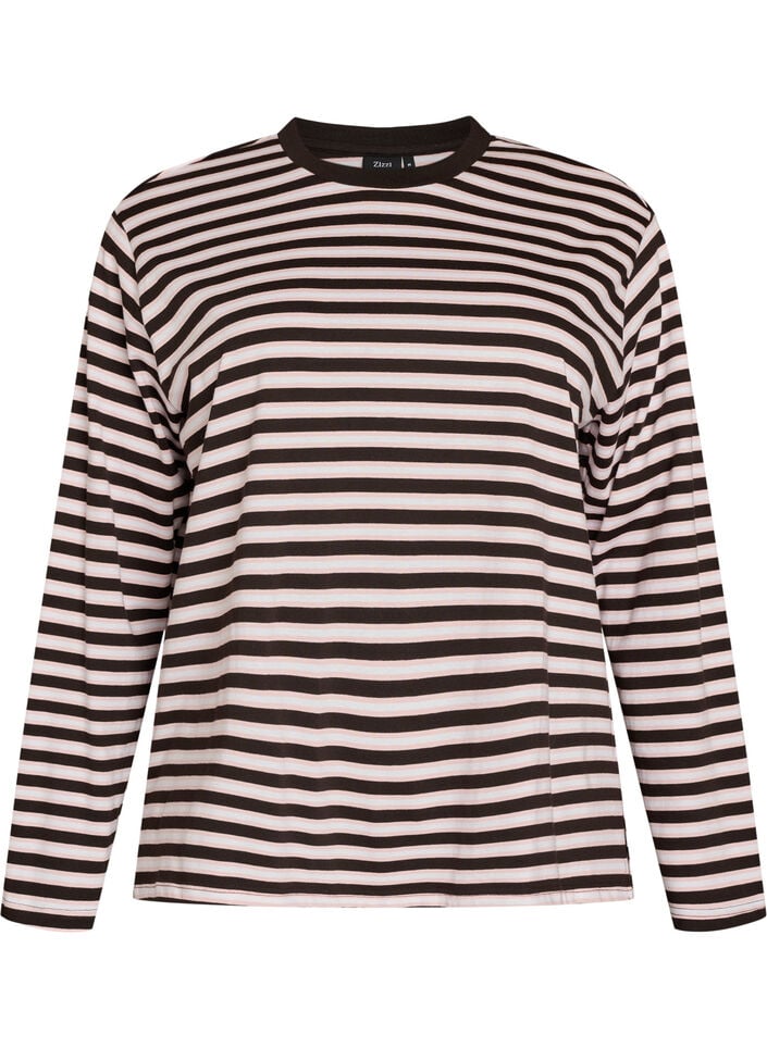 Bas-t-shirt med l&aring;nga &auml;rmar, 9991, Packshot image number 0