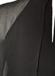 Kn&auml;l&aring;ng kl&auml;nning i chiffong med skir cape, Svart, Packshot image number 3