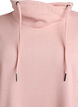 Sweatshirt med h&ouml;g krage och fickor, Rosa, Packshot image number 2
