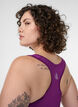 Sport-BH med racerback, Lila, Model image number 3