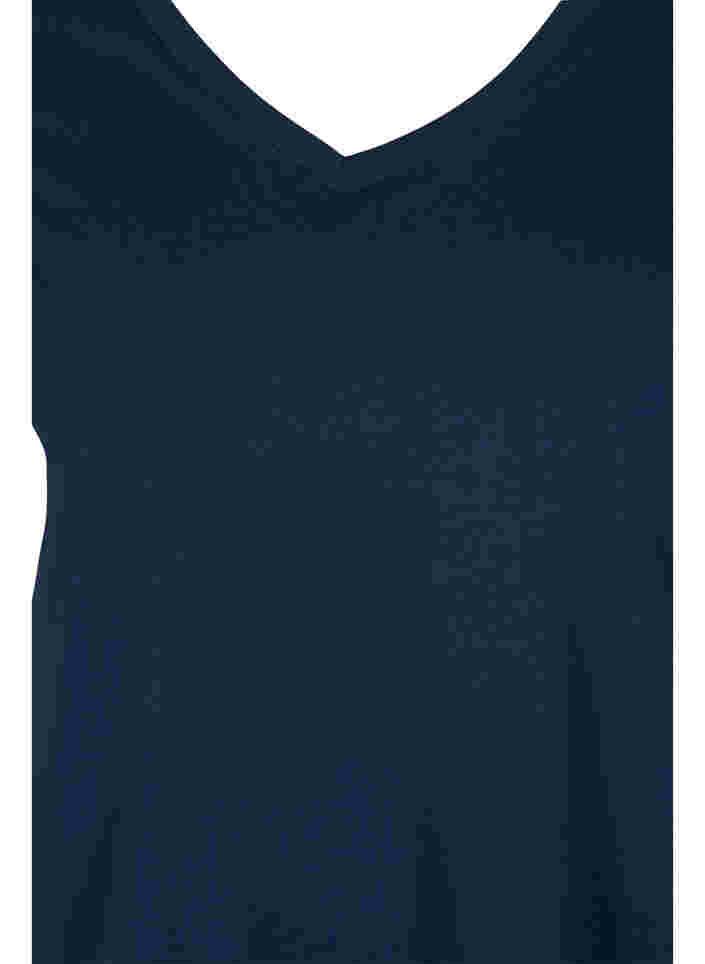 2-pack t-shirt i bomull, Paisley Purple/Navy, Packshot image number 2