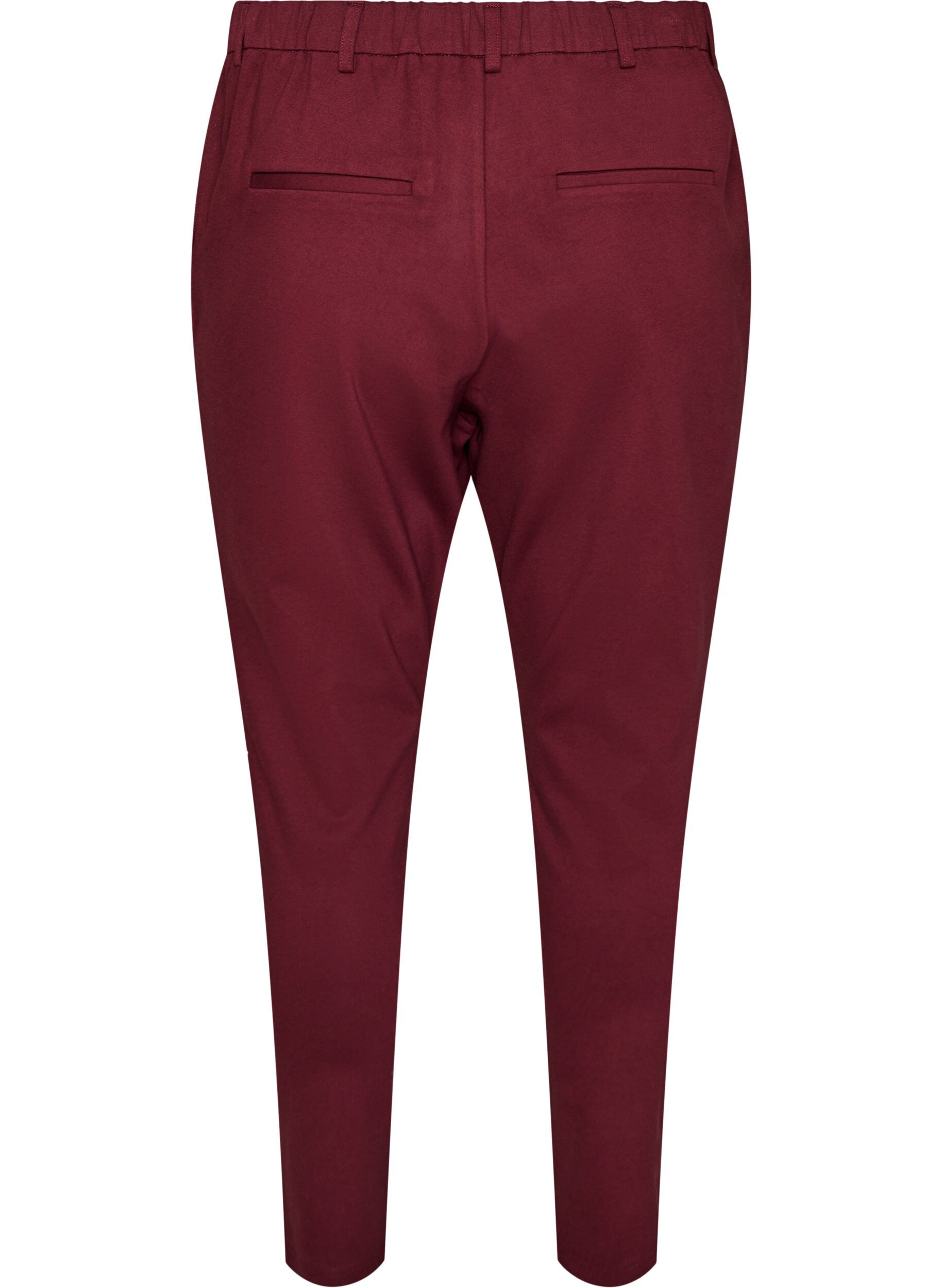 ZizziCroppade Maddison byxor, R&ouml;d, Packshot image number 1