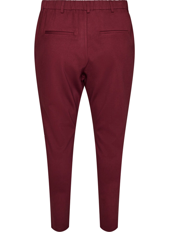 Croppade Maddison byxor, R&ouml;d, Packshot image number 1