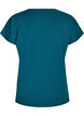 Tr&auml;nings t-shirt med v-ringning och l&ouml;s passform, Gr&ouml;n, Packshot image number 1