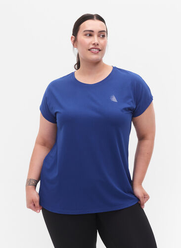 Kortärmad t-shirt för träning, Sodalite Blue, Model image number 0