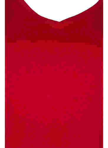 2-pack t-shirt i bomull, Tango Red/Black, Packshot image number 2