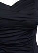 Tankini med drapering, Svart, Packshot image number 2