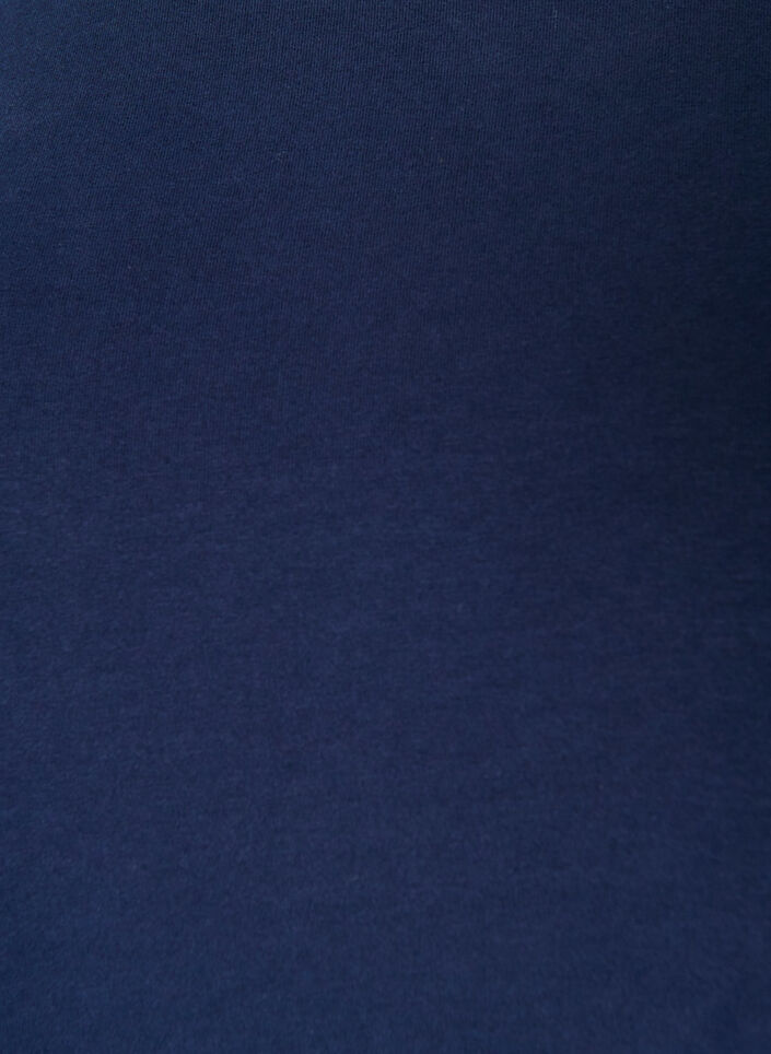 Baslinne i jersey med l&aring;nga &auml;rmar, Bl&aring;, Packshot image number 2