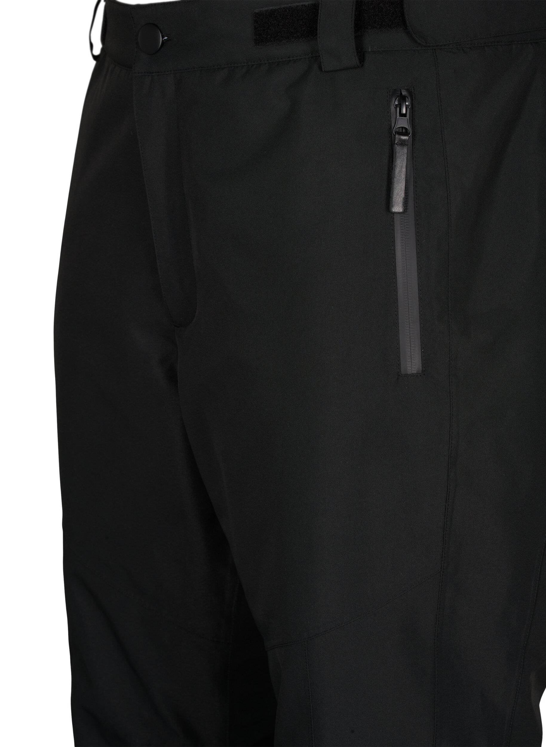 ZizziSkidbyxor med fickor och justerbar midja, Svart, Packshot image number 2