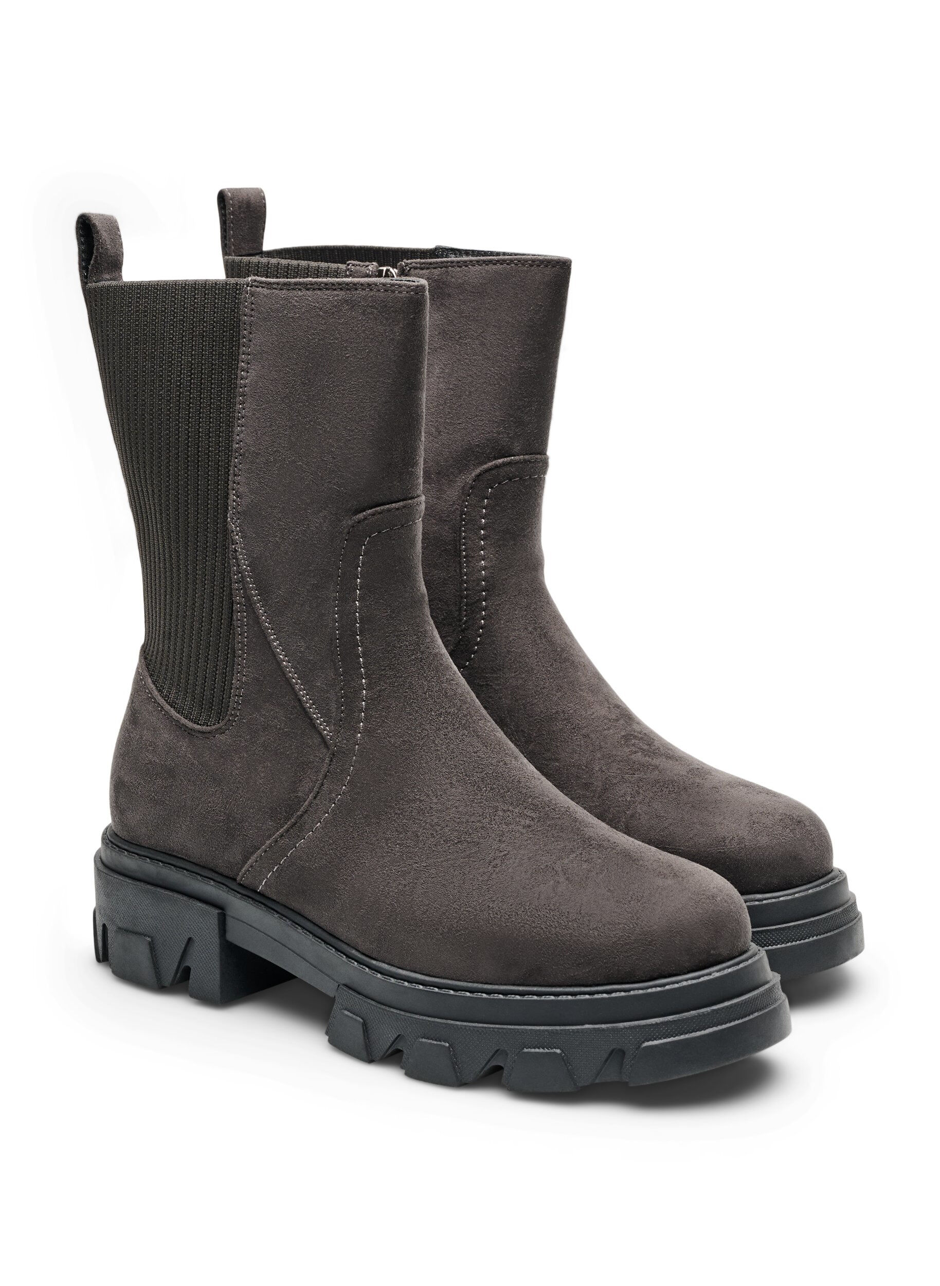 ZizziChunky boot i mockaimitation, Brun, Packshot image number 1