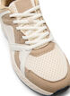 Sportiga sneakers med mesh, Beige, Packshot image number 3