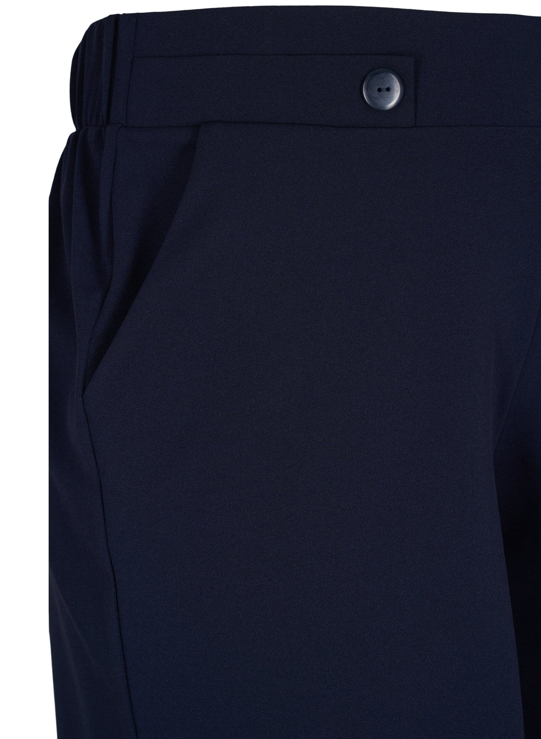 ZizziShorts med fickor och l&ouml;s passform, Bl&aring;, Packshot image number 2