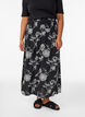 Maxikjol i viskos med smock, Svart, Model image number 2