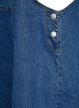 Långklänning i jeanstyg, Blue denim, Packshot image number 3