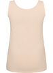 Solid f&auml;rg bas topp i bomull, Beige, Packshot image number 1