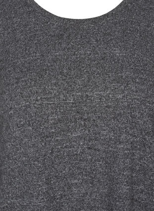 Klänning med långa ärmar, Dark Grey Melange, Packshot image number 2