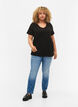 2-pack t-shirt i bomull, Black/Bright W, Model image number 2