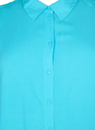 Lång skjorta i viskos, Blue Atoll, Packshot image number 2