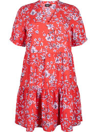 FLASH - A-linjeformad klänning med tryck, Poinsettia Flower
