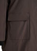 Vattent&auml;t parkas med huva, Brun, Packshot image number 3