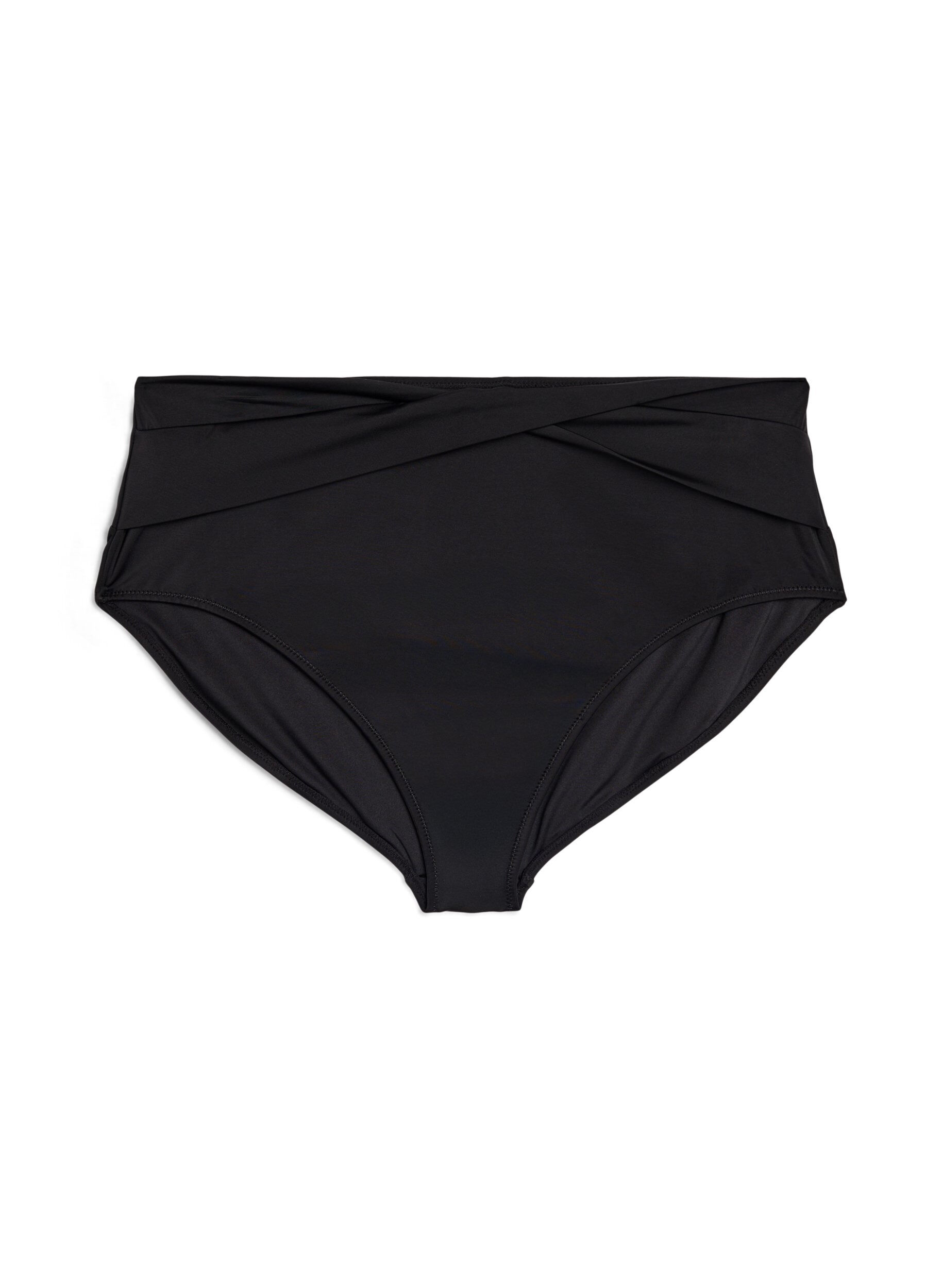 Bikinitrosa med omlottdetalj