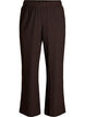 Byxor med v&aring;gig struktur, Brun, Packshot image number 0