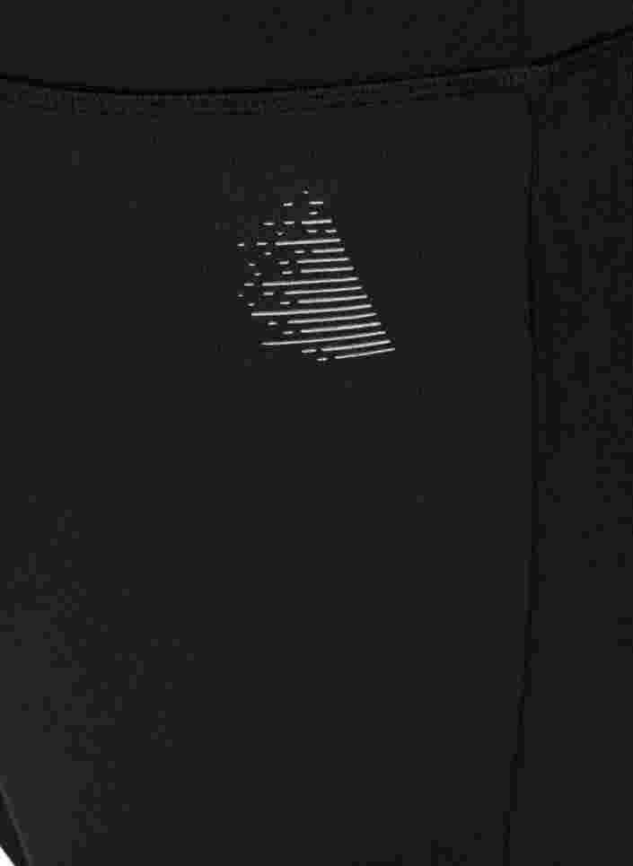 Träningstights med mesh, Black, Packshot image number 2