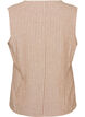 Randig v&auml;st i linne och viskos, Beige, Packshot image number 1