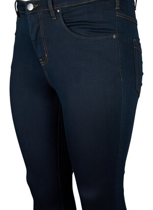 Super slim Amy jeans med hög midja, Tobacco Un, Packshot image number 2