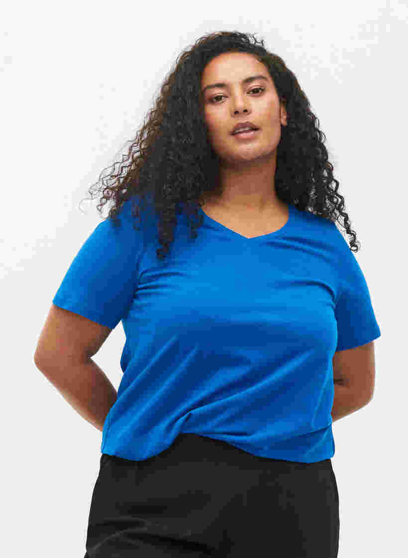 Enfärgad t-shirt i bomull, Skydiver, Model image number 0