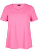 Bas-t-shirt i bomull, Rosa, Packshot image number 0