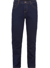 Slim fit Vilma jeans med h&ouml;g midja, Bl&aring;