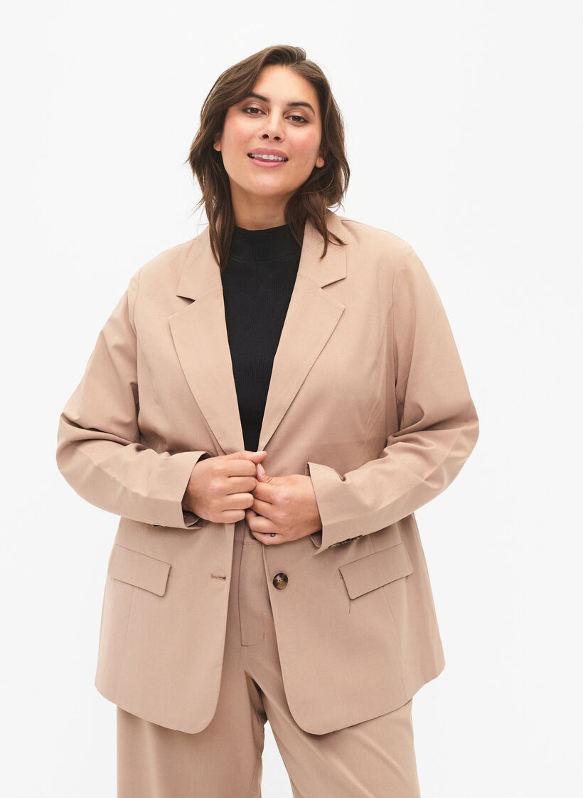 Klassisk kavaj med knäppning, Amphora, Model image number 0