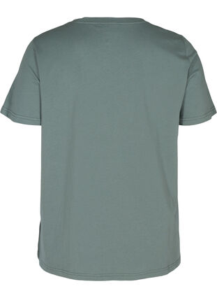 T-shirt med tryck, Balsam Green FEMME, Packshot image number 1