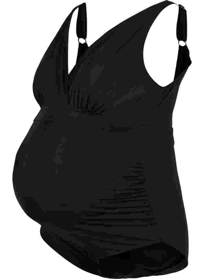 Baddräkt för gravida, Black, Packshot image number 0