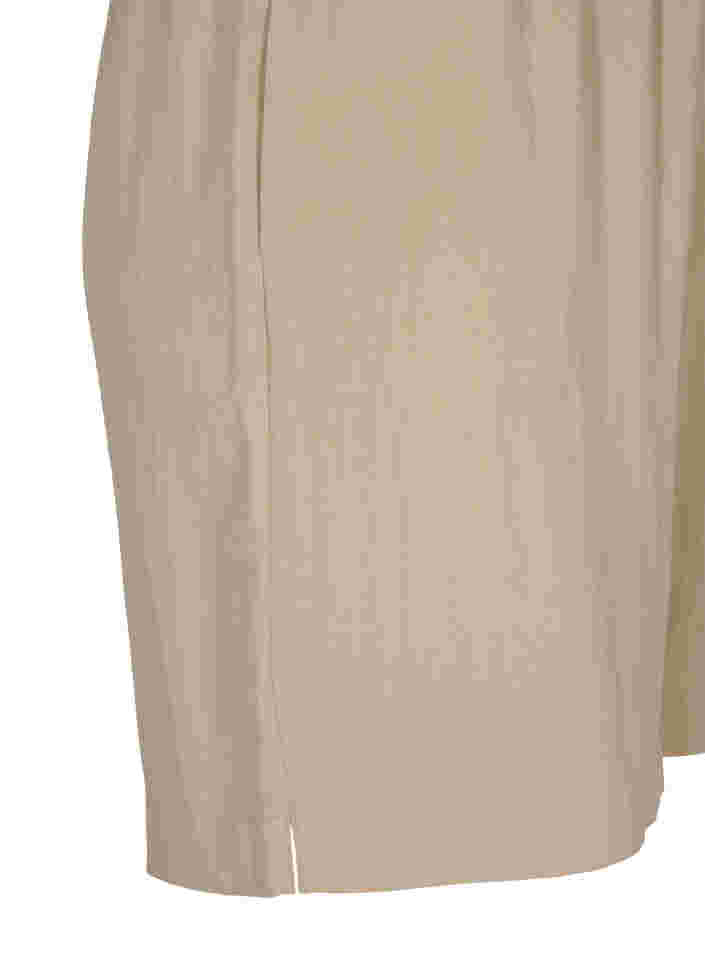 Lösa shorts i viskose, Oxford Tan, Packshot image number 3