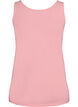Solid f&auml;rg bas topp i bomull, Rosa, Packshot image number 1