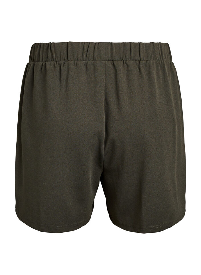 FLASH - L&ouml;st sittande shorts med fickor, Gr&ouml;n, Packshot image number 1