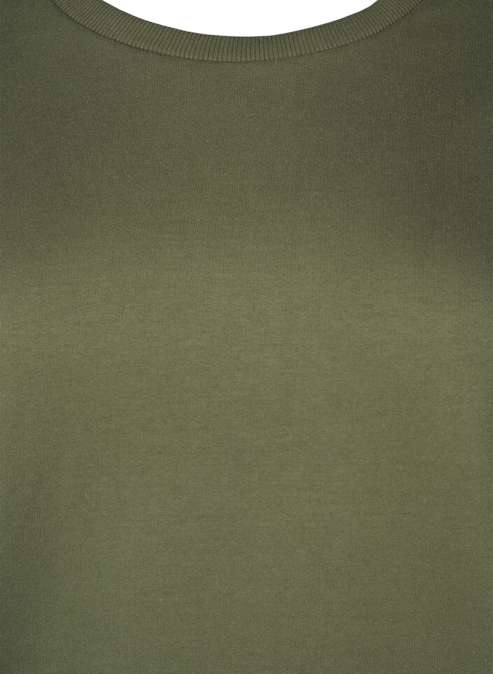 Sweatshirt med broderade blommor, D. L. Green W. emb., Packshot image number 2