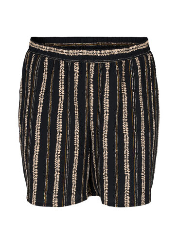 Mönstrade shorts med fickor, Graphic Stripe, Packshot image number 0