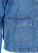 Skjortjacka i denim med fickor, Blue Denim, Packshot image number 3